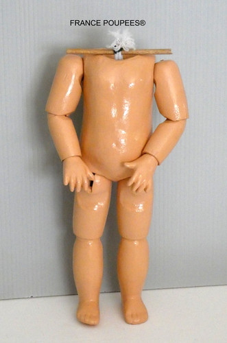 Corps poupée ancienne 5cm - poupée, 20.5cm